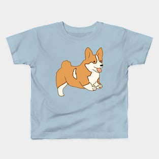 Funny Corgi  illustration Kids T-Shirt